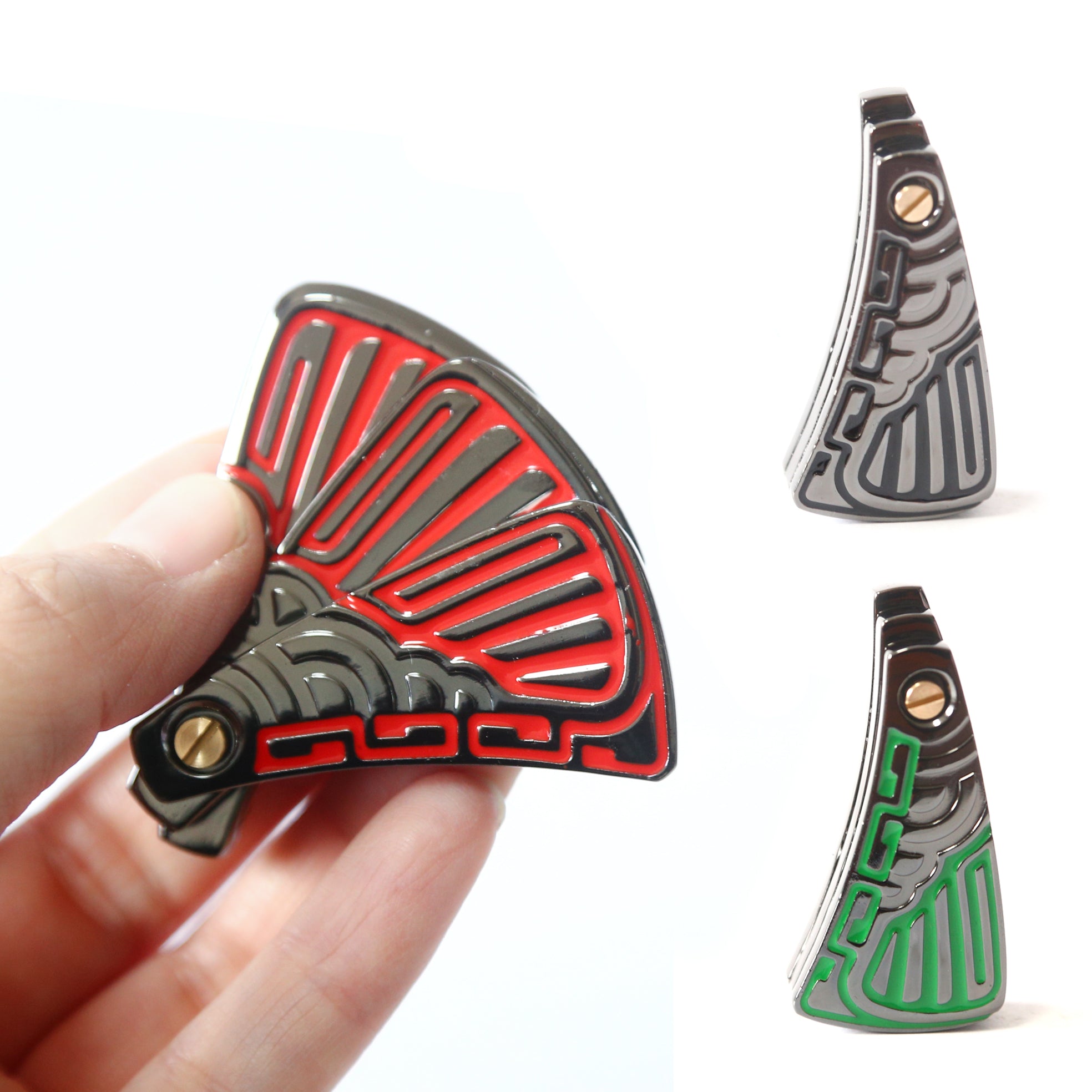 Alloy Magnetic folding fan fidget