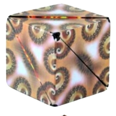Magnetic flip cube