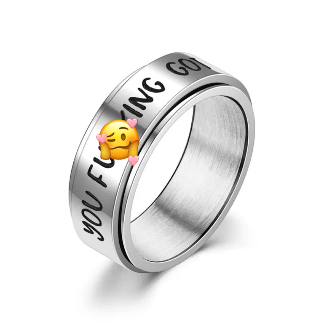 Affirmation Spinning Fidget Rings