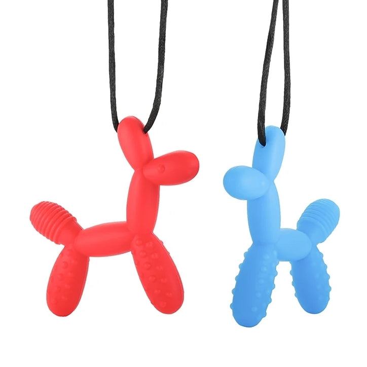 Balloon dog necklace