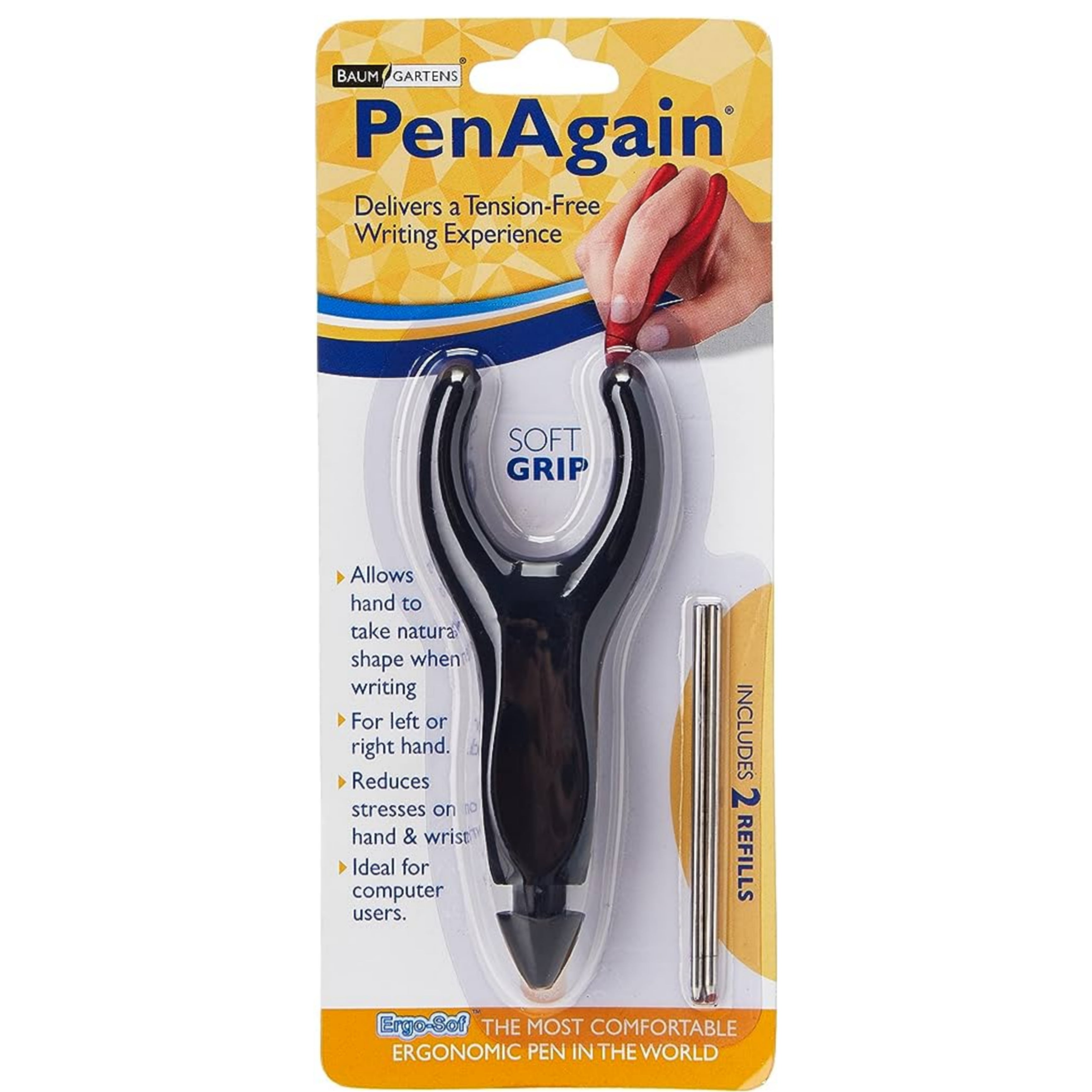Pen Again Ergosof Pen with 2 refills