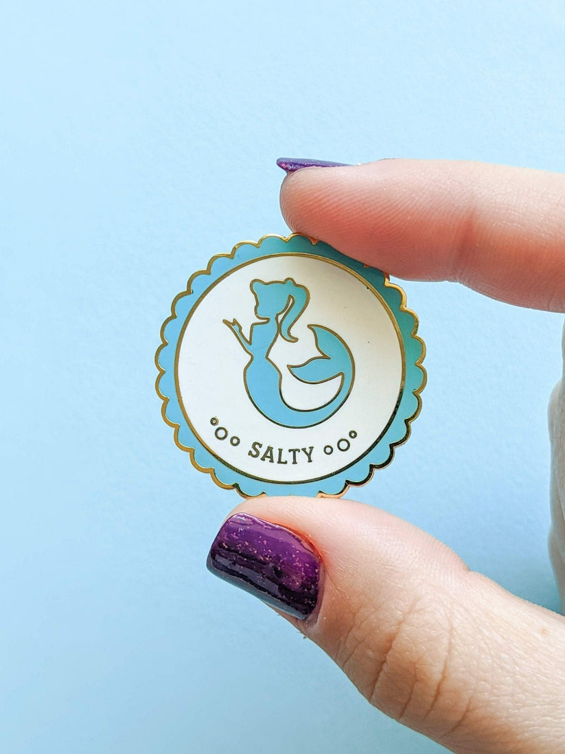 Salty Mermaid Pin