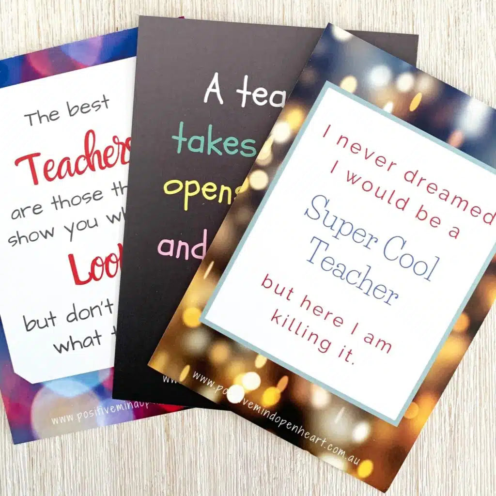 Teacher Affirmations & stand