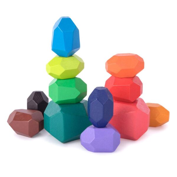 Daju Wooden Balancing Stones