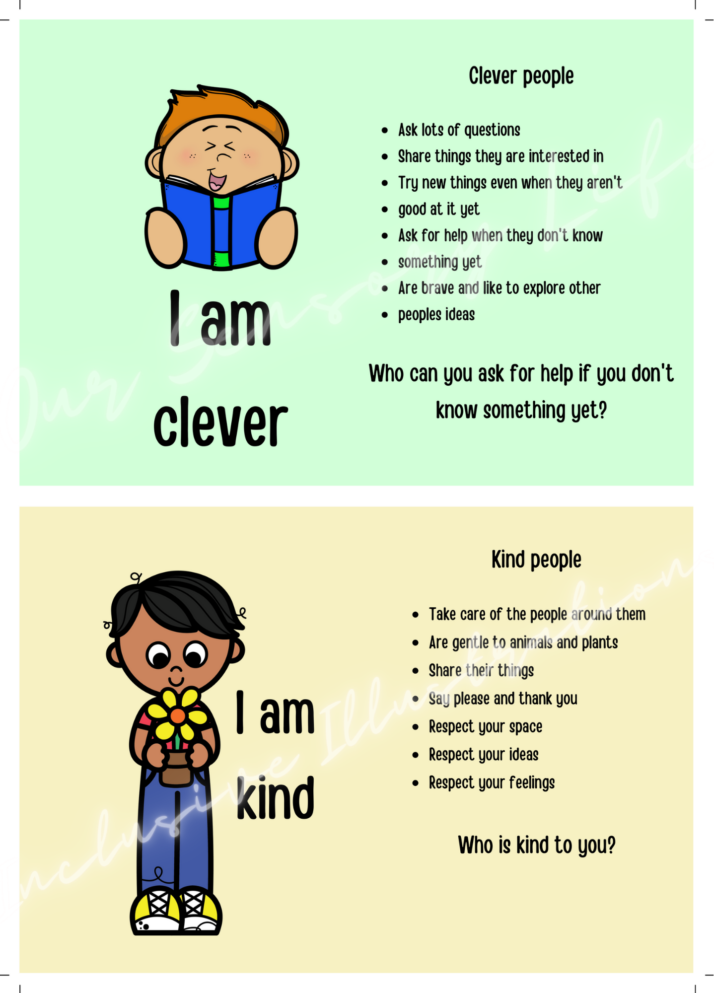 Kids Affirmation Cards