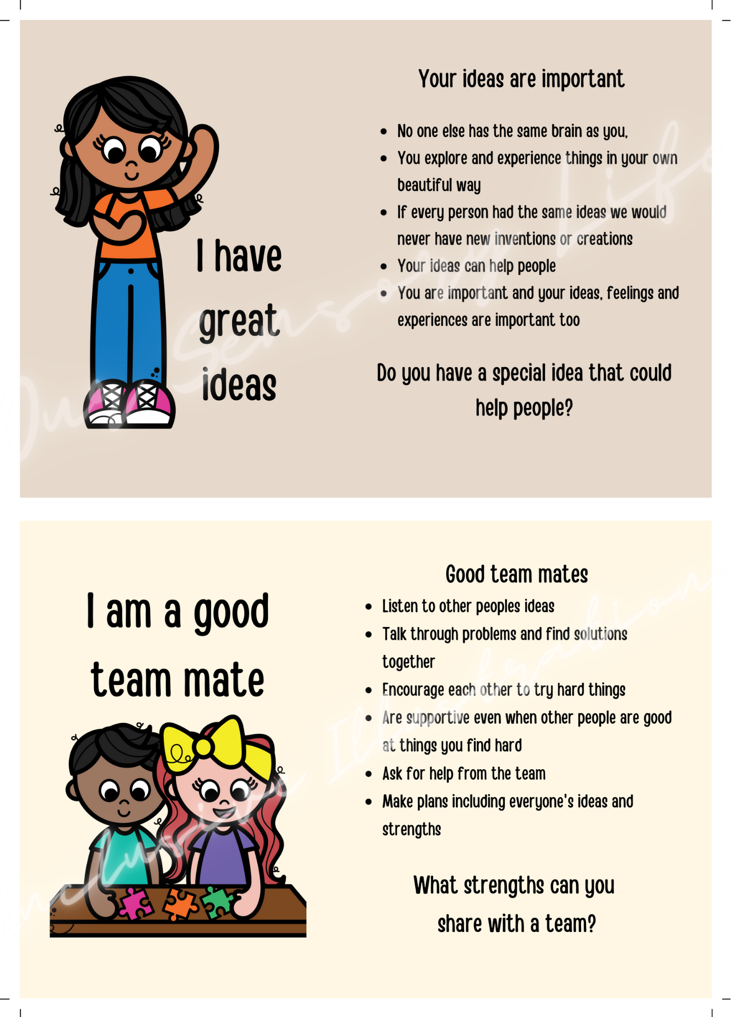 Kids Affirmation Cards