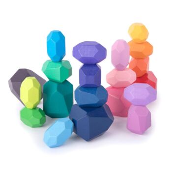 Daju Wooden Balancing Stones