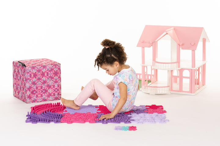 Muffik Pink Sensory Playmat Set