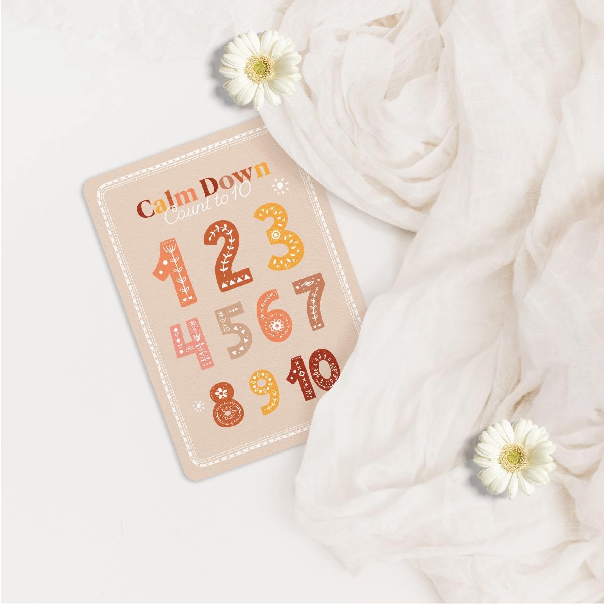 Calm down Cards