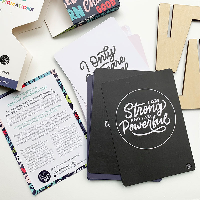 Affirmation Cards & Stand