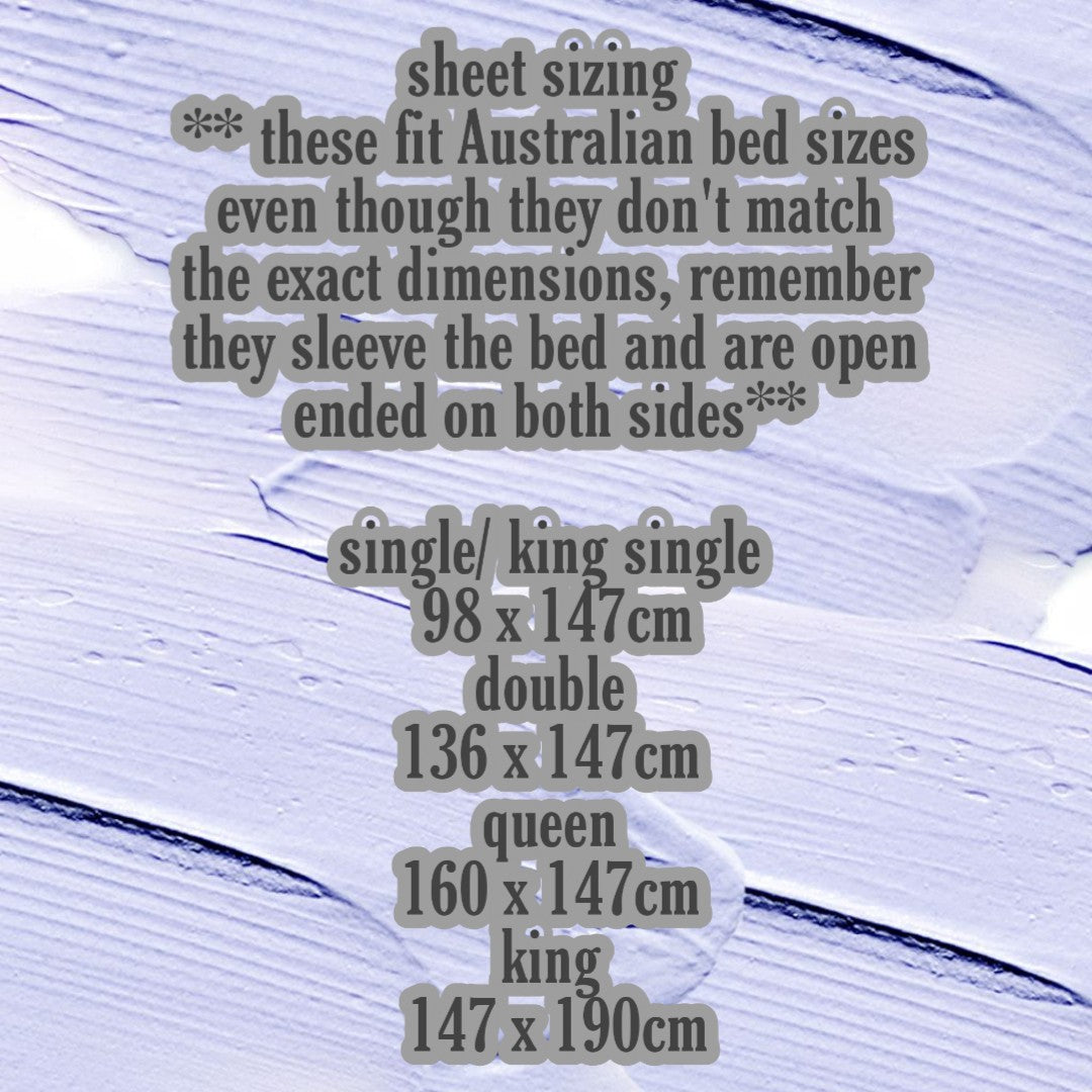 Double bed sensory sheet