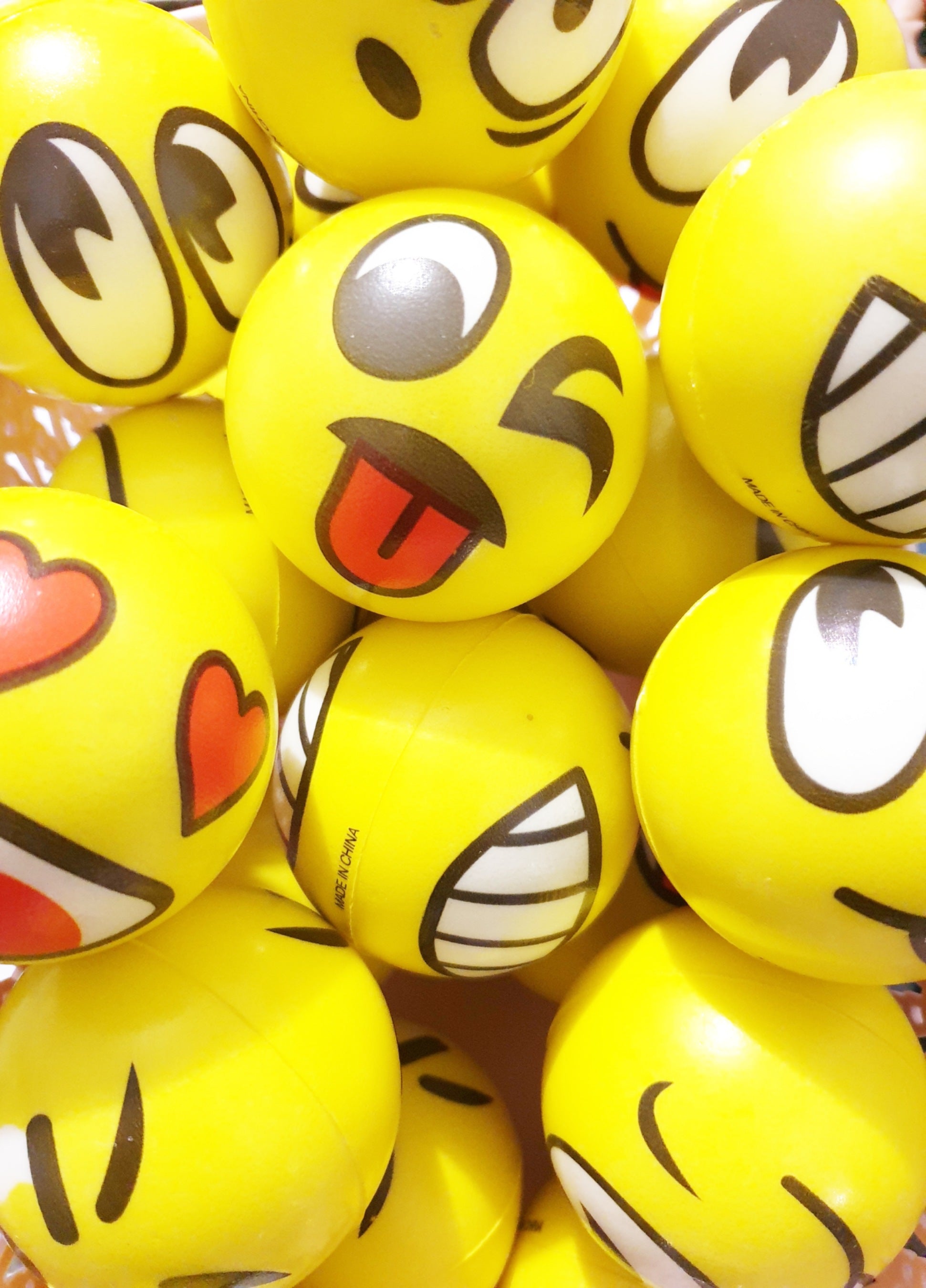 Emoji stress balls