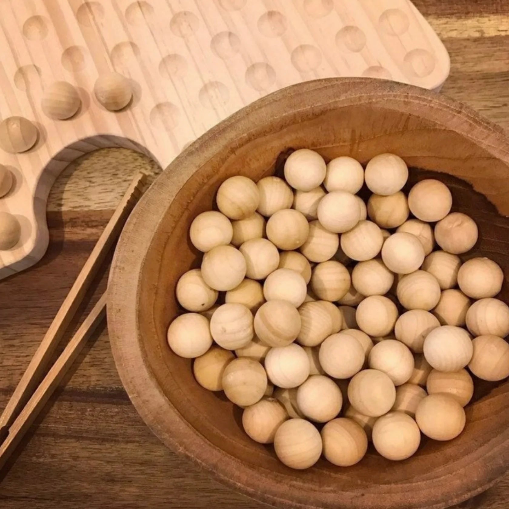 Wooden balls