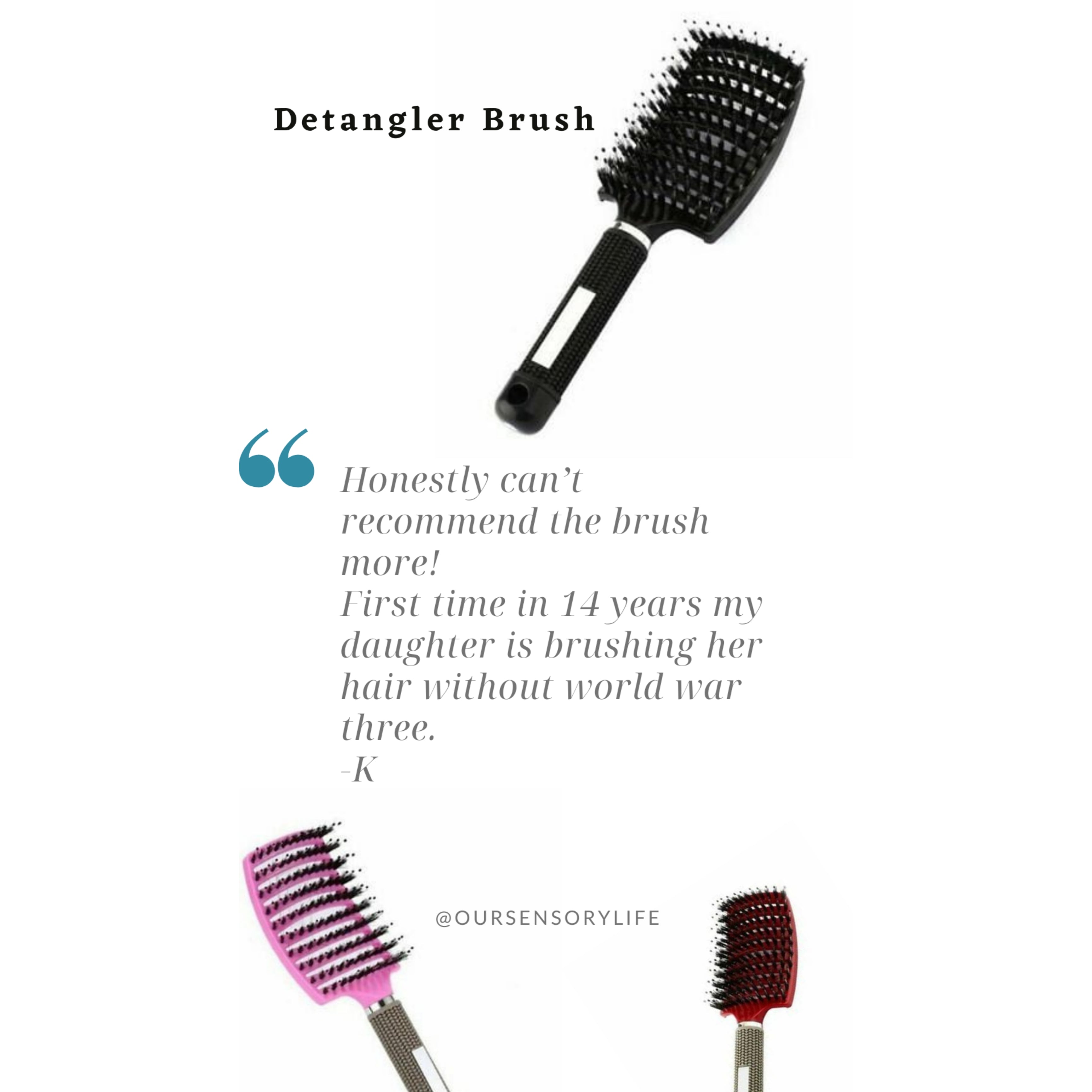 Detangler brush