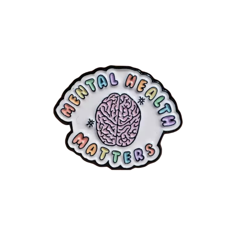 Mental Health Enamel Pin Range