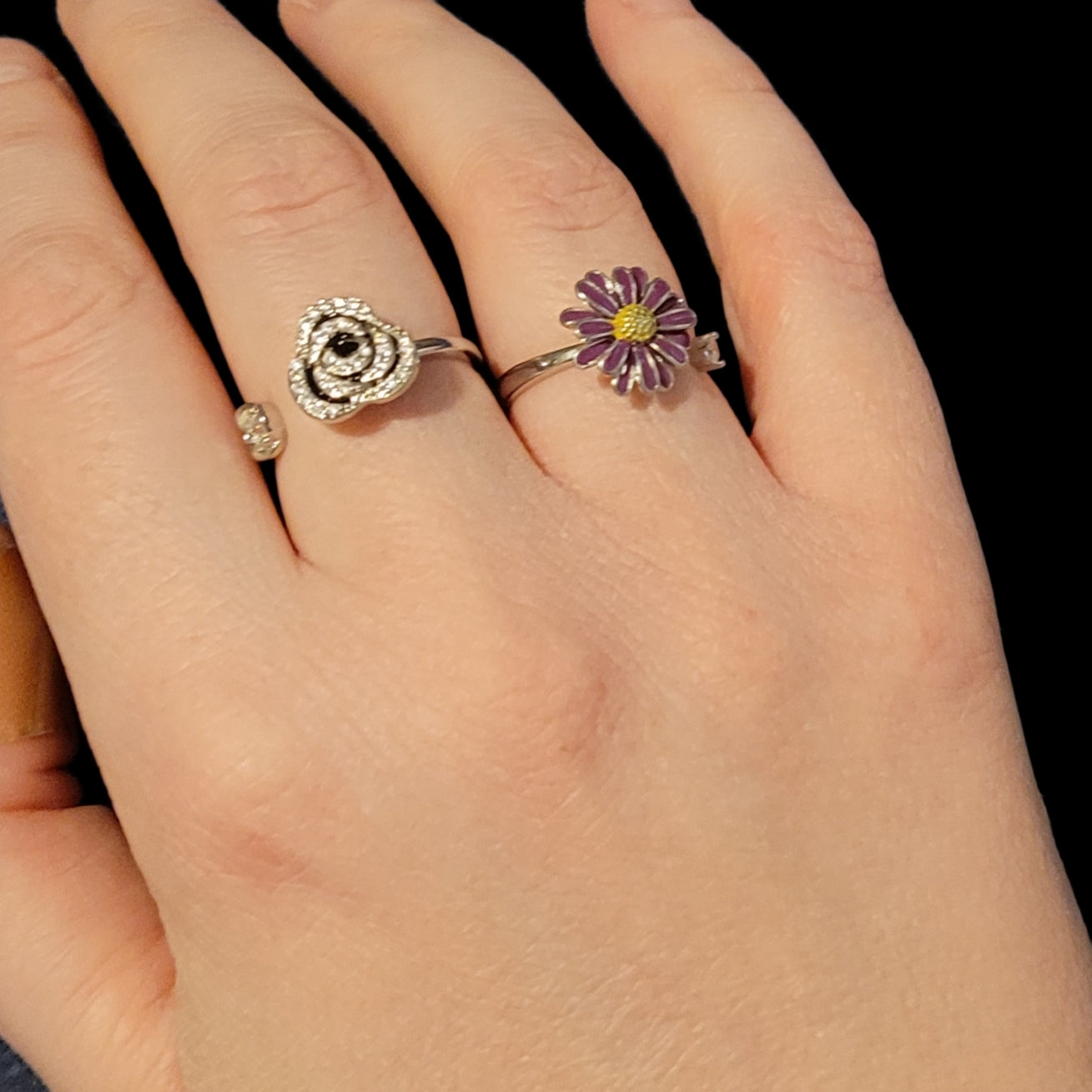 Adjustable Fidget rings