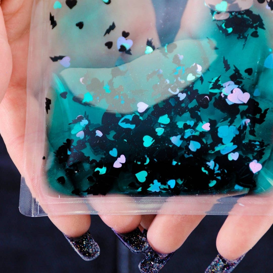 Liquid Glitter Sparkle Square
