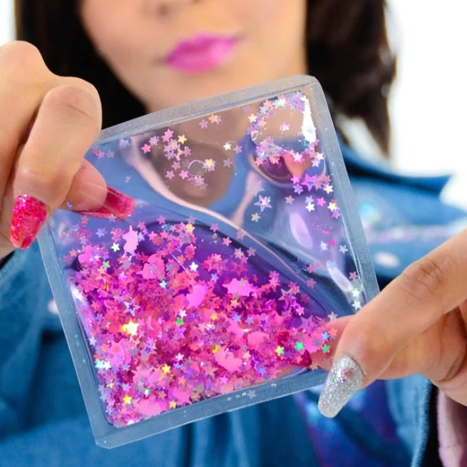 Liquid Glitter Sparkle Square