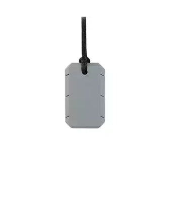 Dog tag chewable necklace