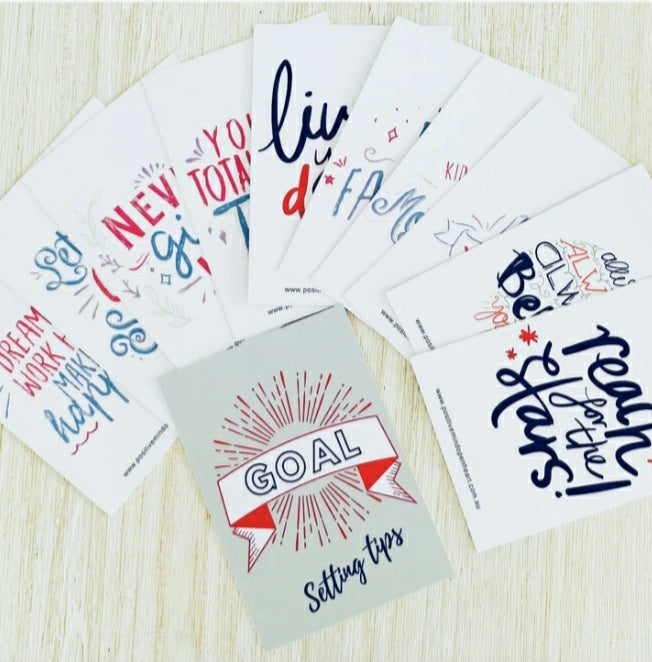 Goal setting cards