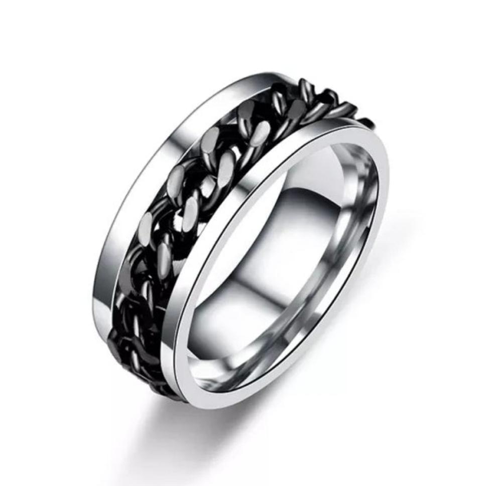 Size 7 Spinning fidget ring