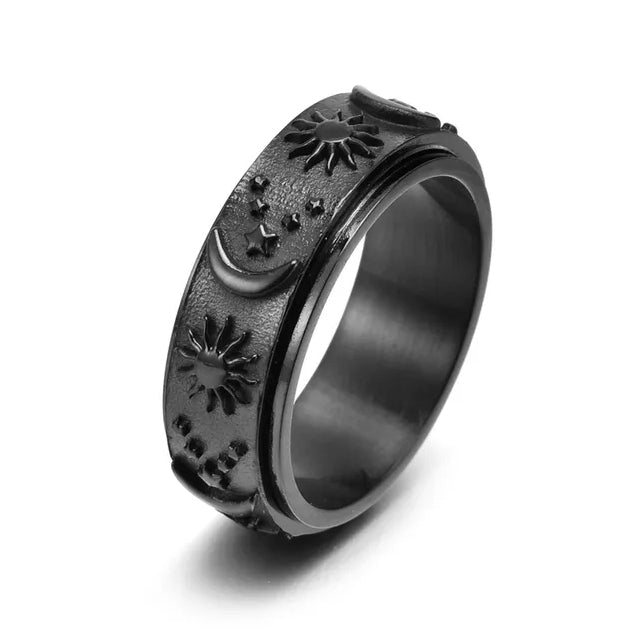 Raised Spinning Fidget Rings