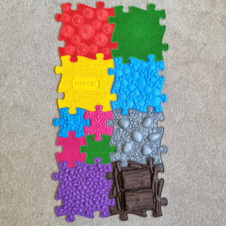 Muffik medium sensory playmat set of 11