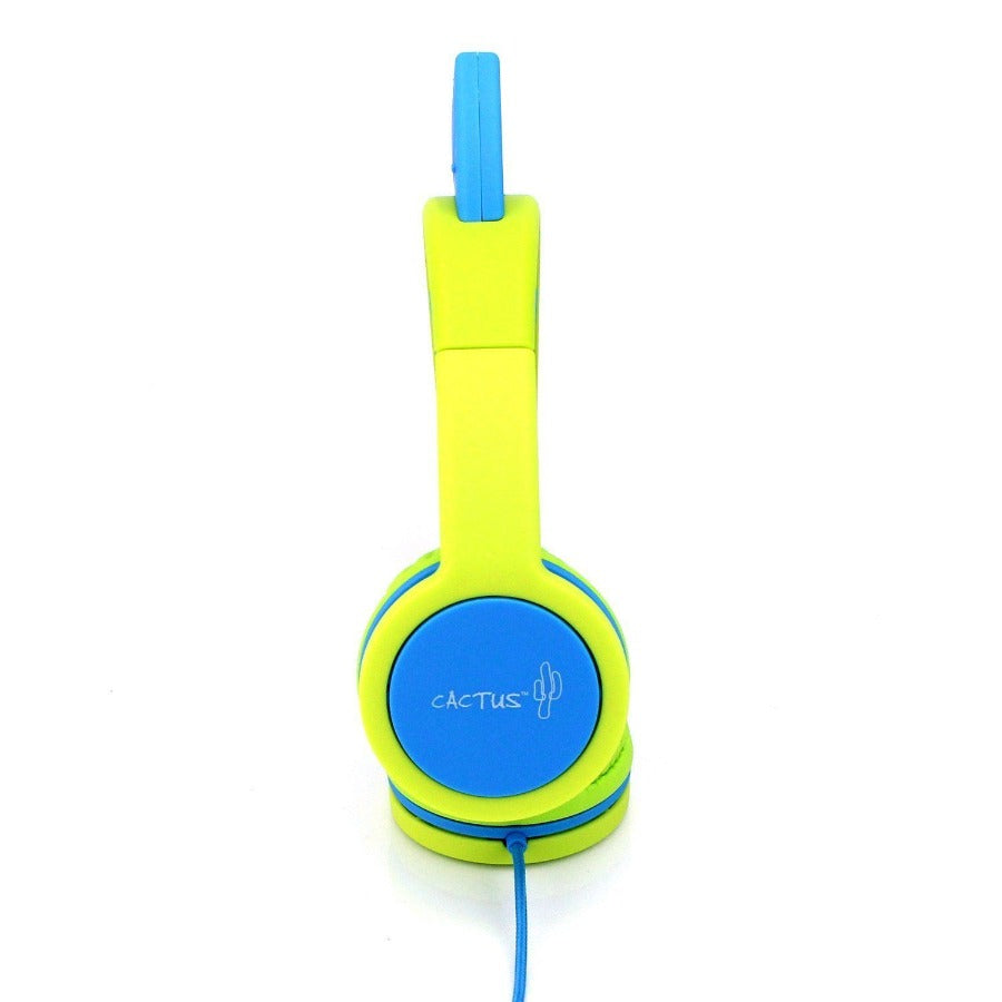 Kids Wired On-Ear Headphones - Cat Ear Light-up Headband Childrens Earphones