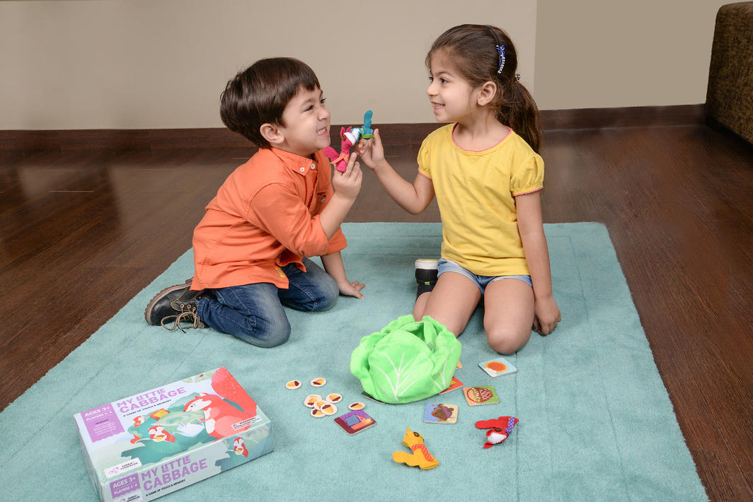 My Little Cabbage - tactile touch & memory game