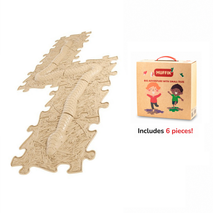 Muffik snake sensory playmat set