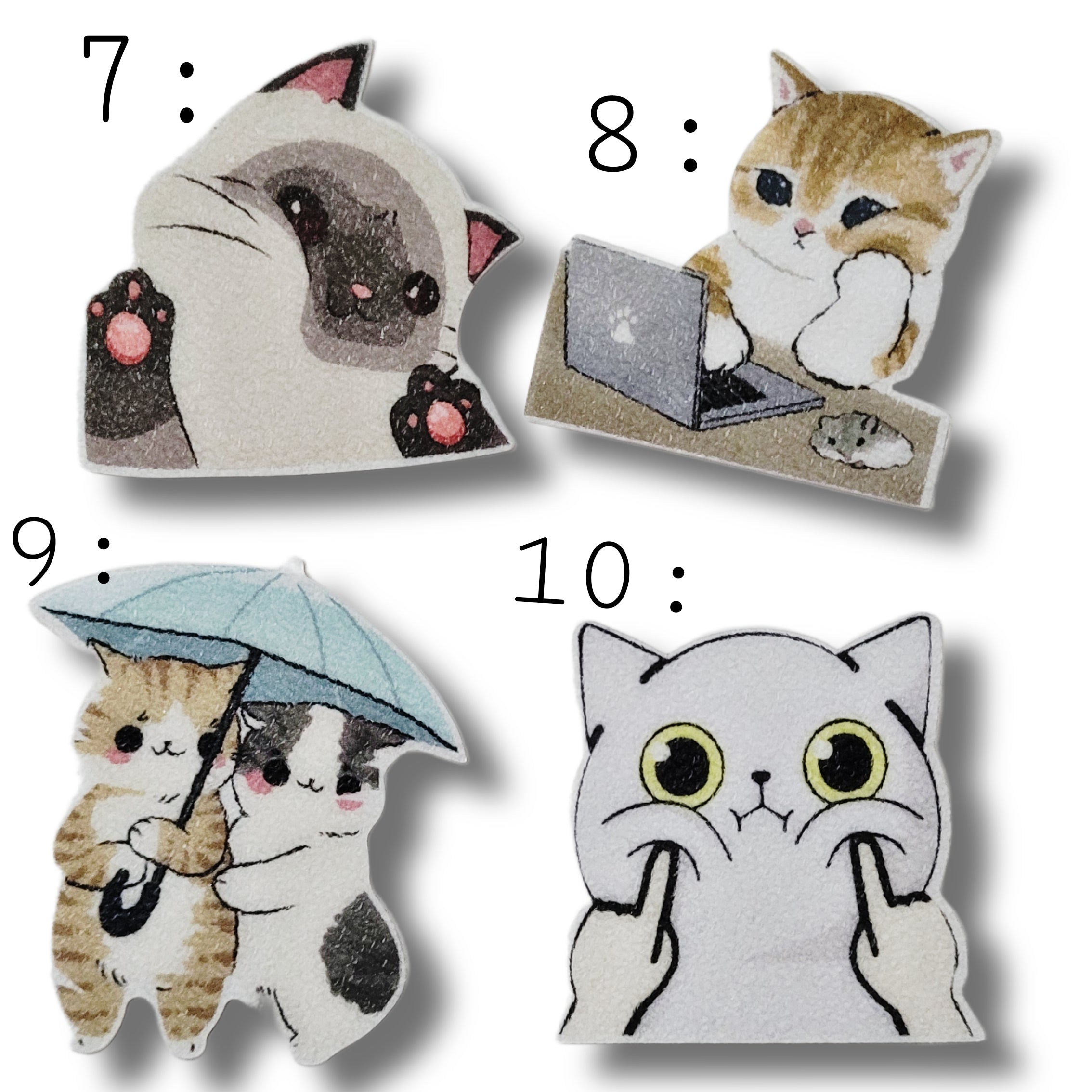 Cat fidget Stickers