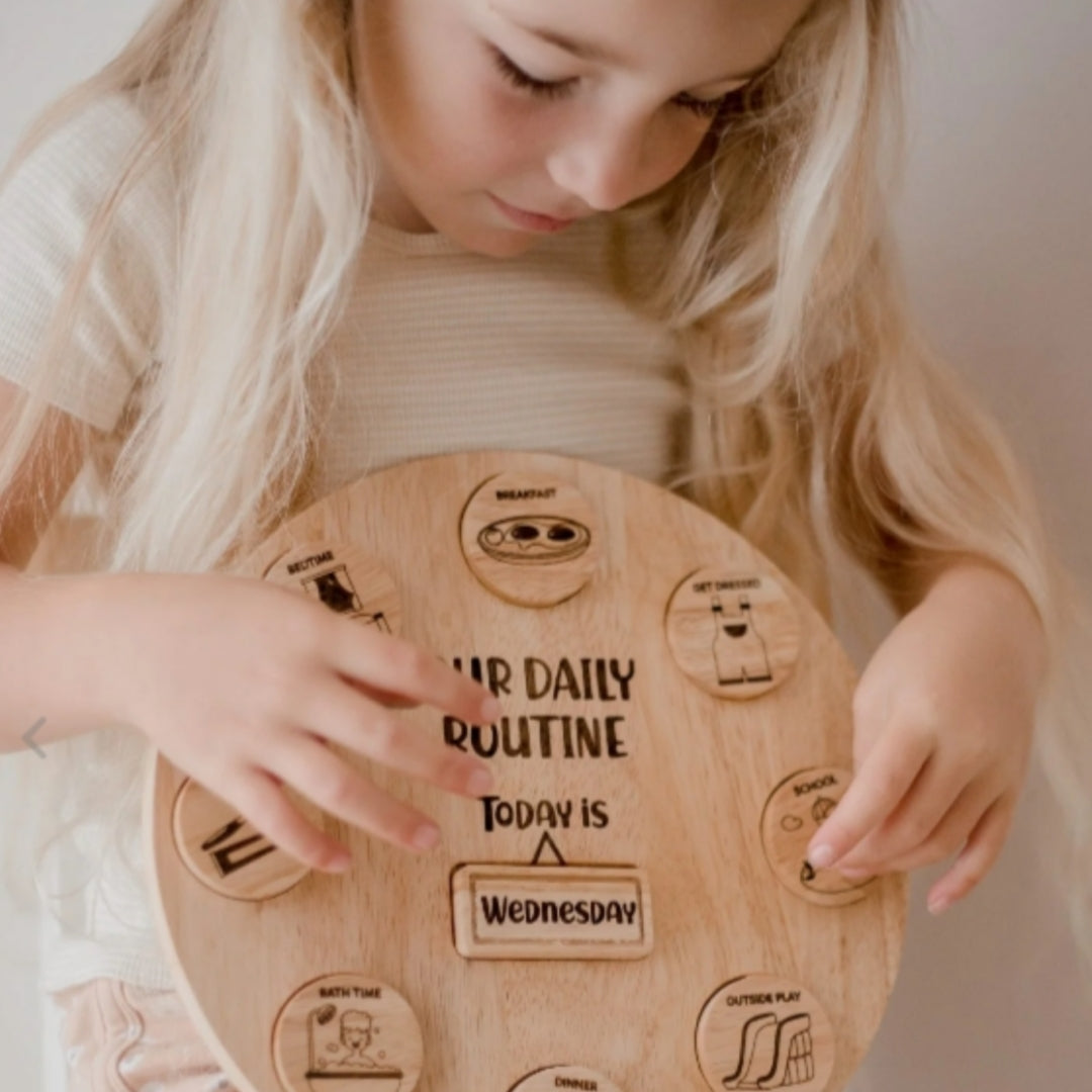 Our Daily Routine Rainbow Daily Routine Circle – our-sensory-life-