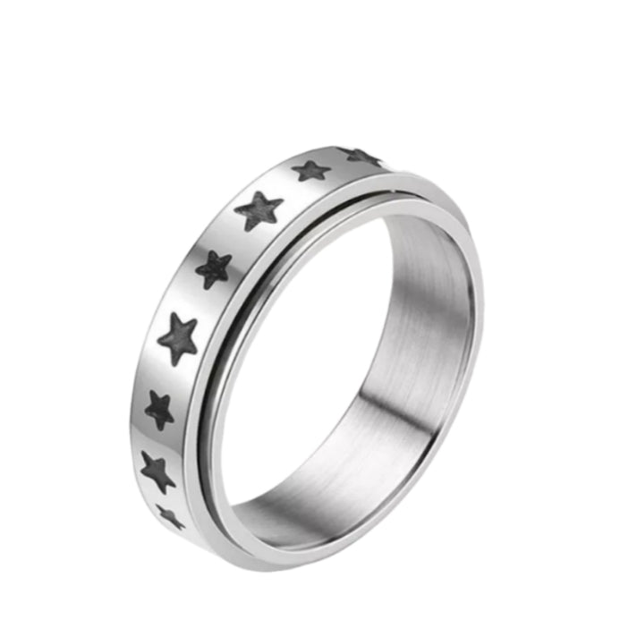 Elements - Spinning fidget ring