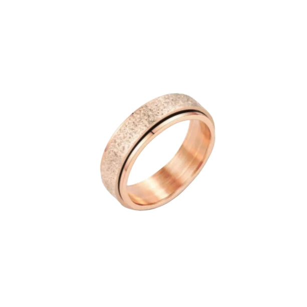 Black - Spinning fidget ring