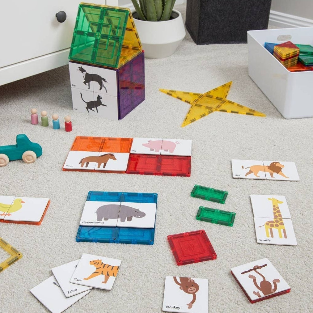 Learn & Grow Toys - Magnetic Tile Topper Packs