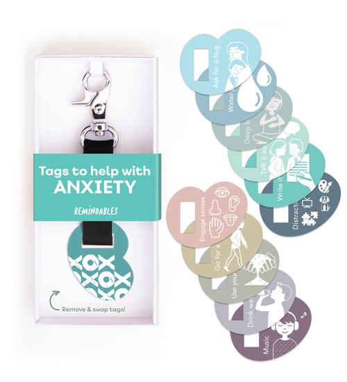 Remindables Anxiety Saver tag set