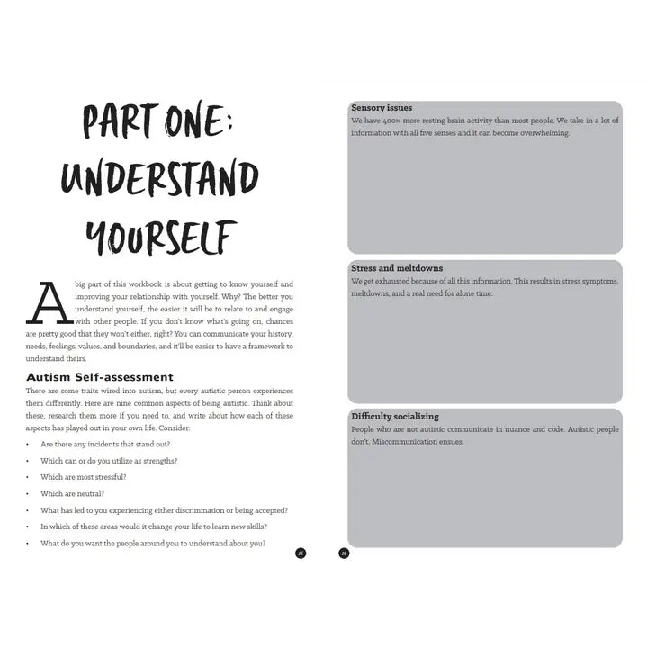 Autism Relationships Workbook