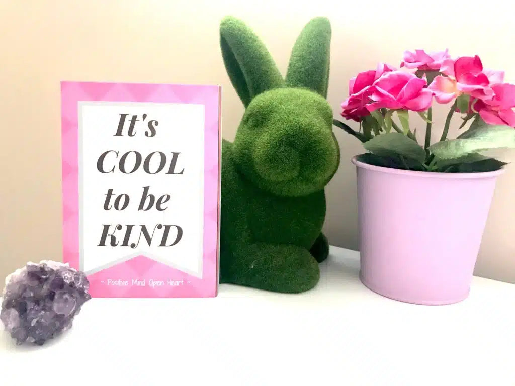 Affirmation cards for kids 7-12 & stand