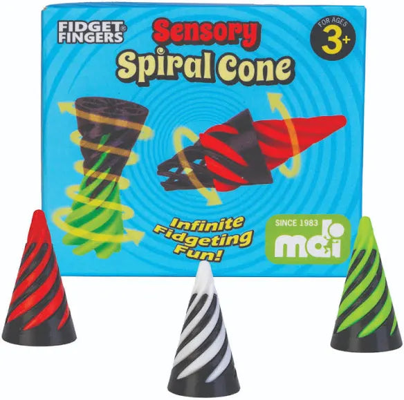 Spiral cone fidget