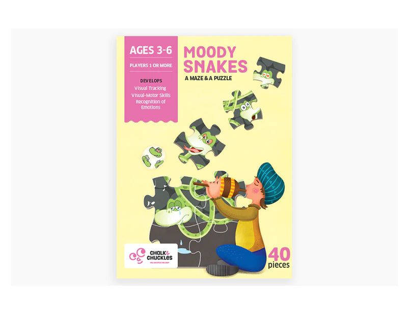 Moody snakes puzzle & game