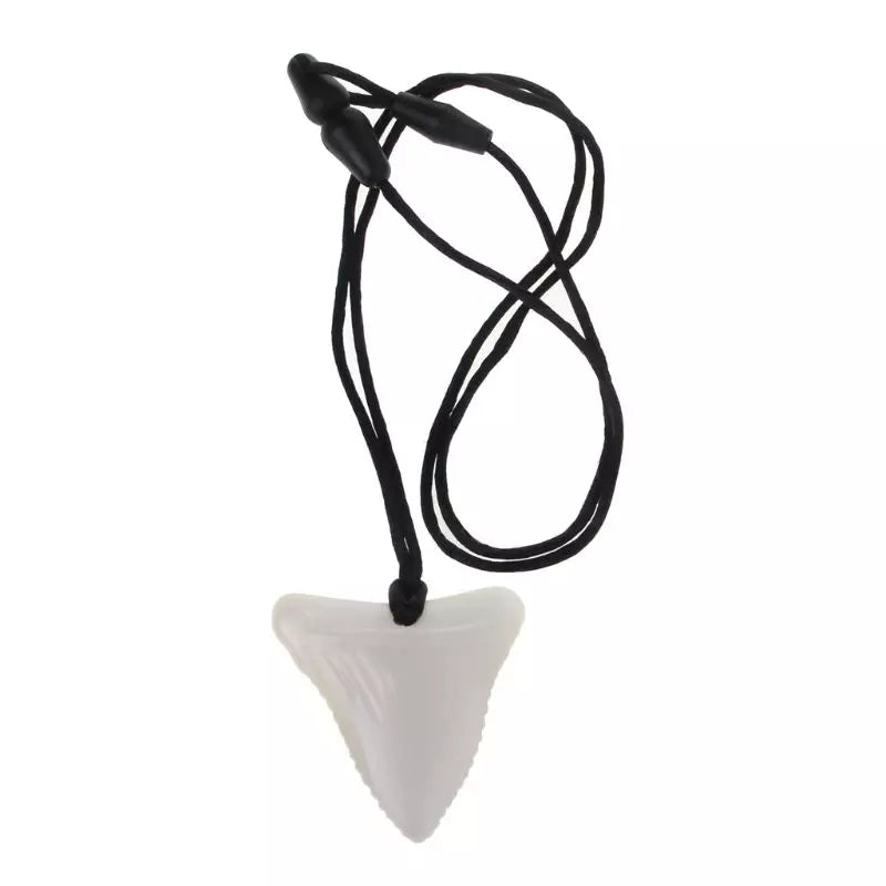 Shark tooth chewable necklace