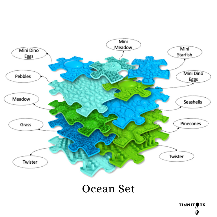 Muffik Ocean Sensory Playmat Set
