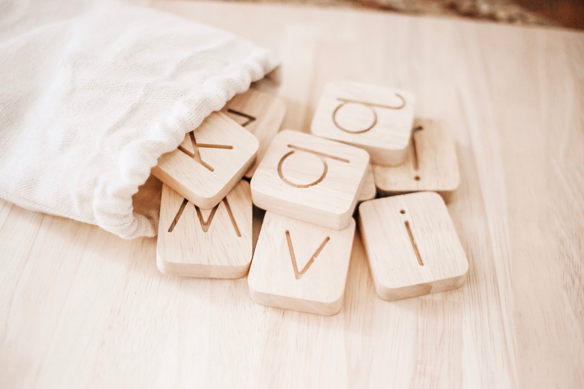 Wooden Letters - Word Building Kit