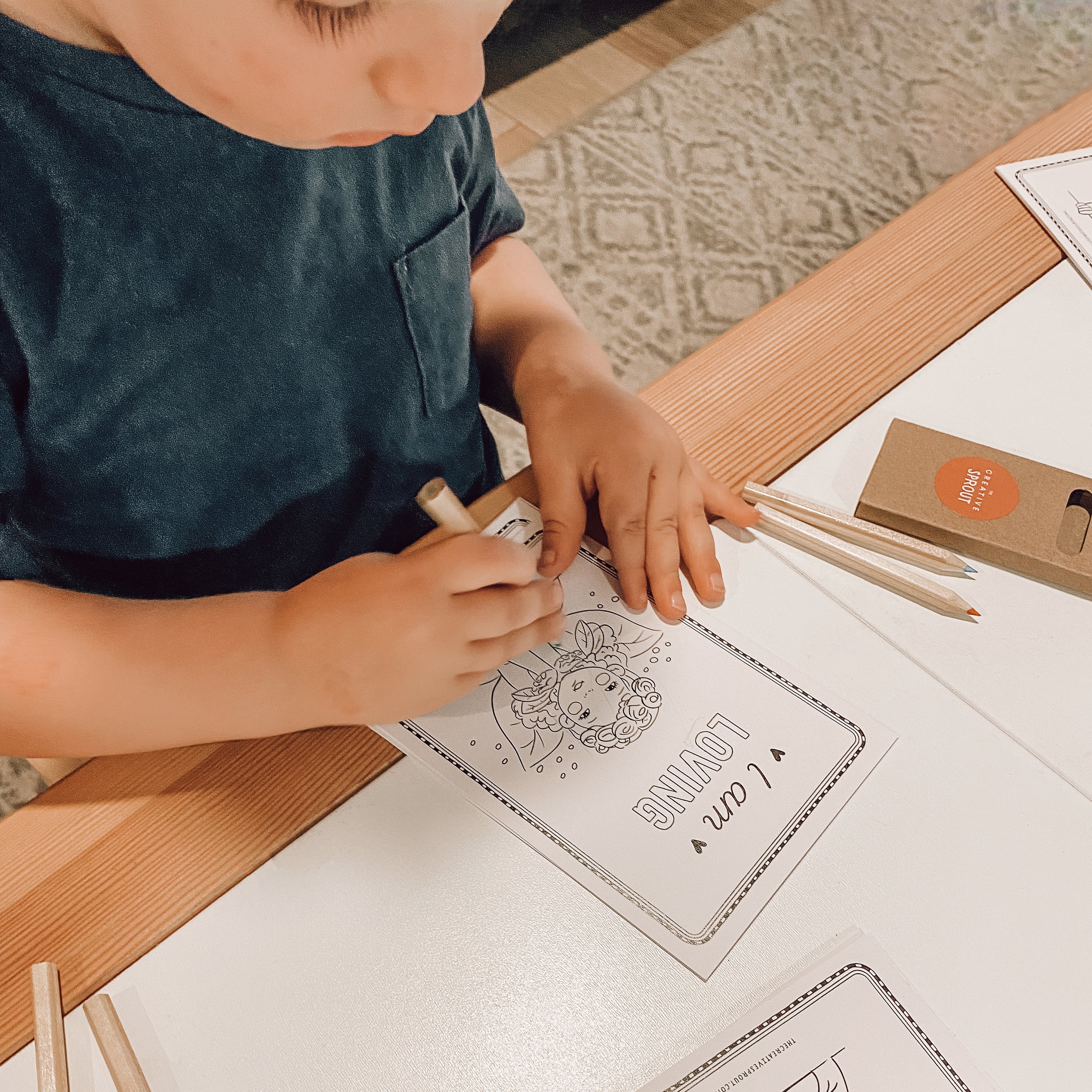 Affirmation Colouring In Cards