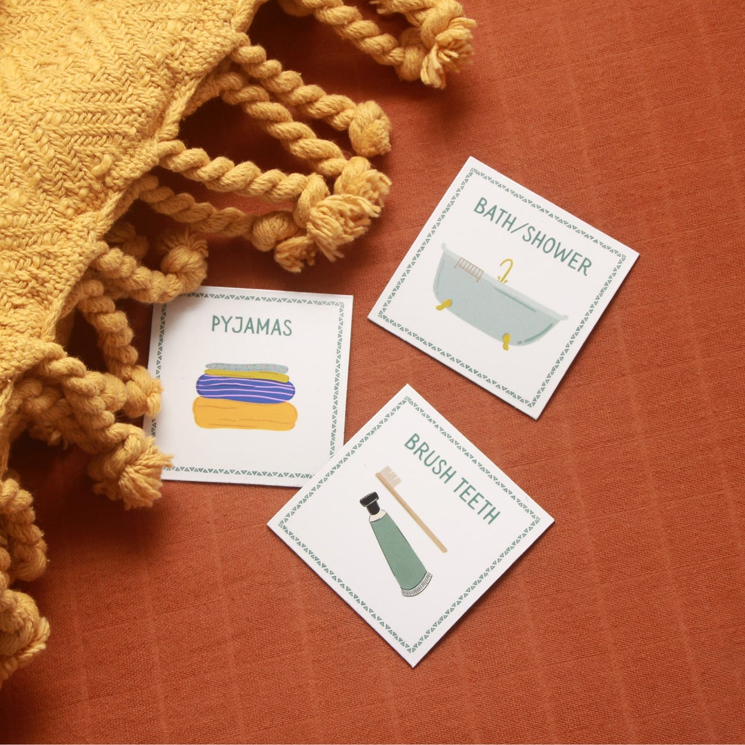 Send Routine Cards 20 Magnetic Routine Cards – our-sensory-life-