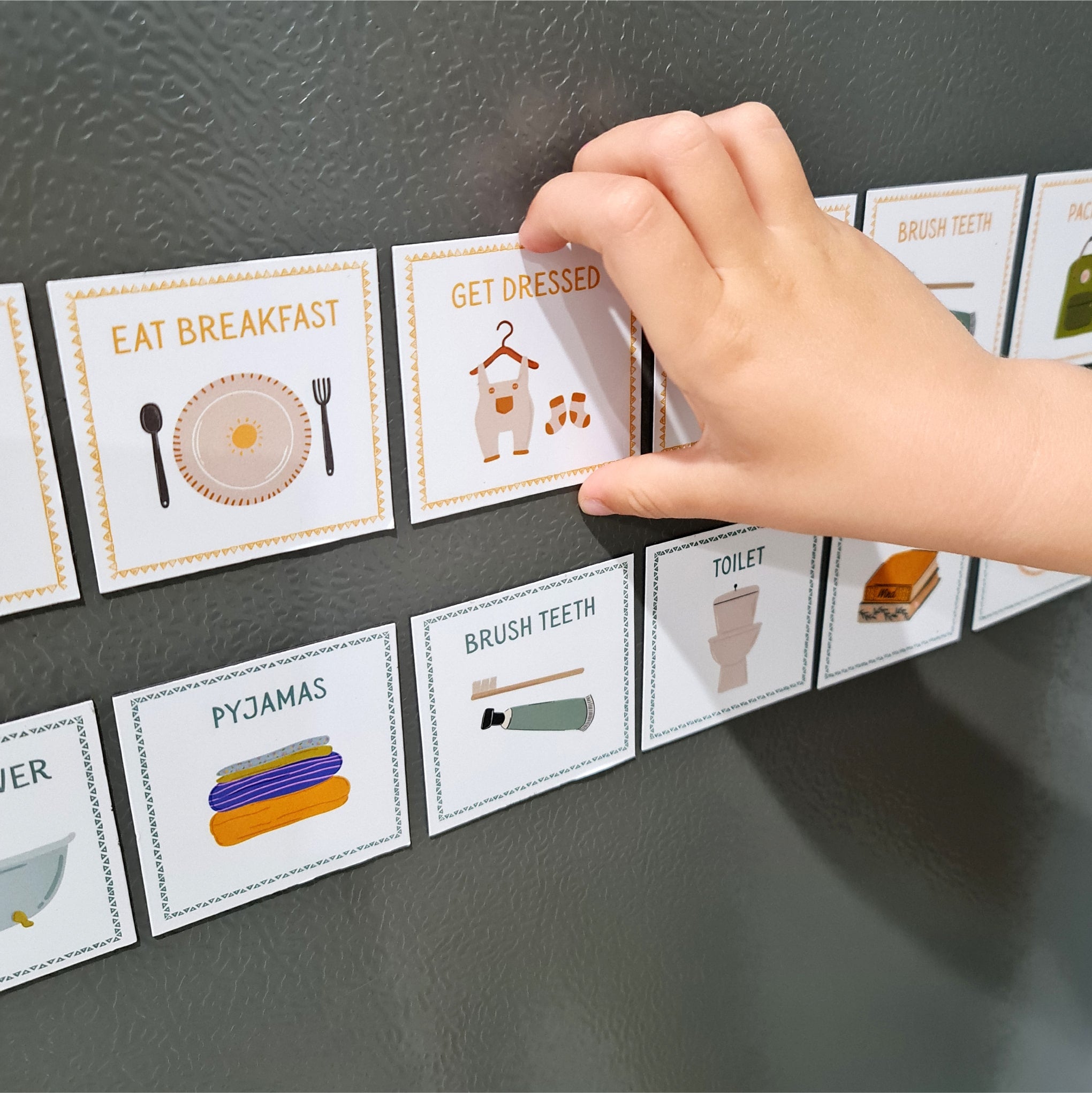 20 Magnetic Routine Cards