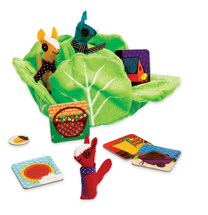 My Little Cabbage - tactile touch & memory game
