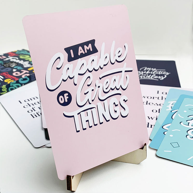 Affirmation Cards & Stand