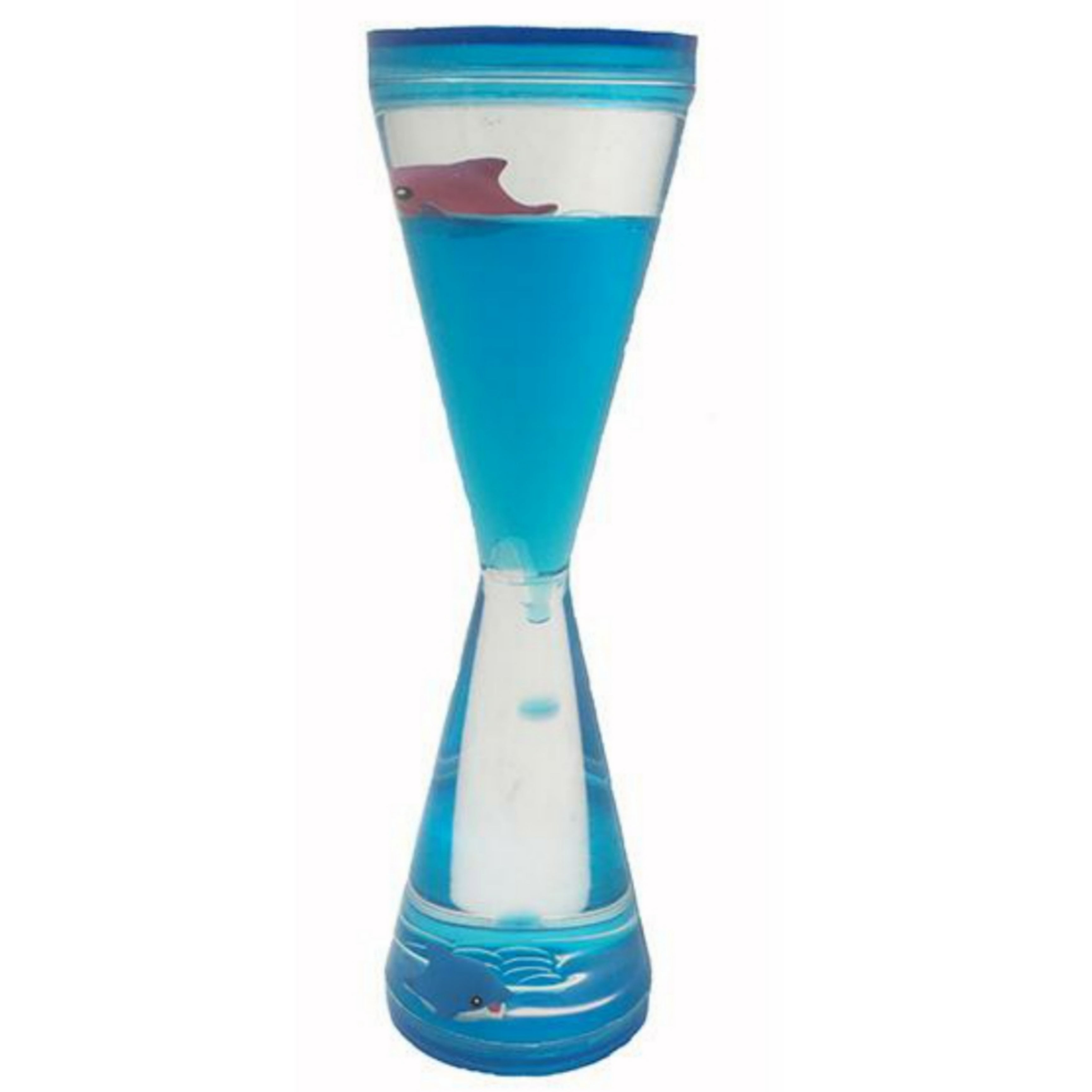 Hourglass timer with dolphins