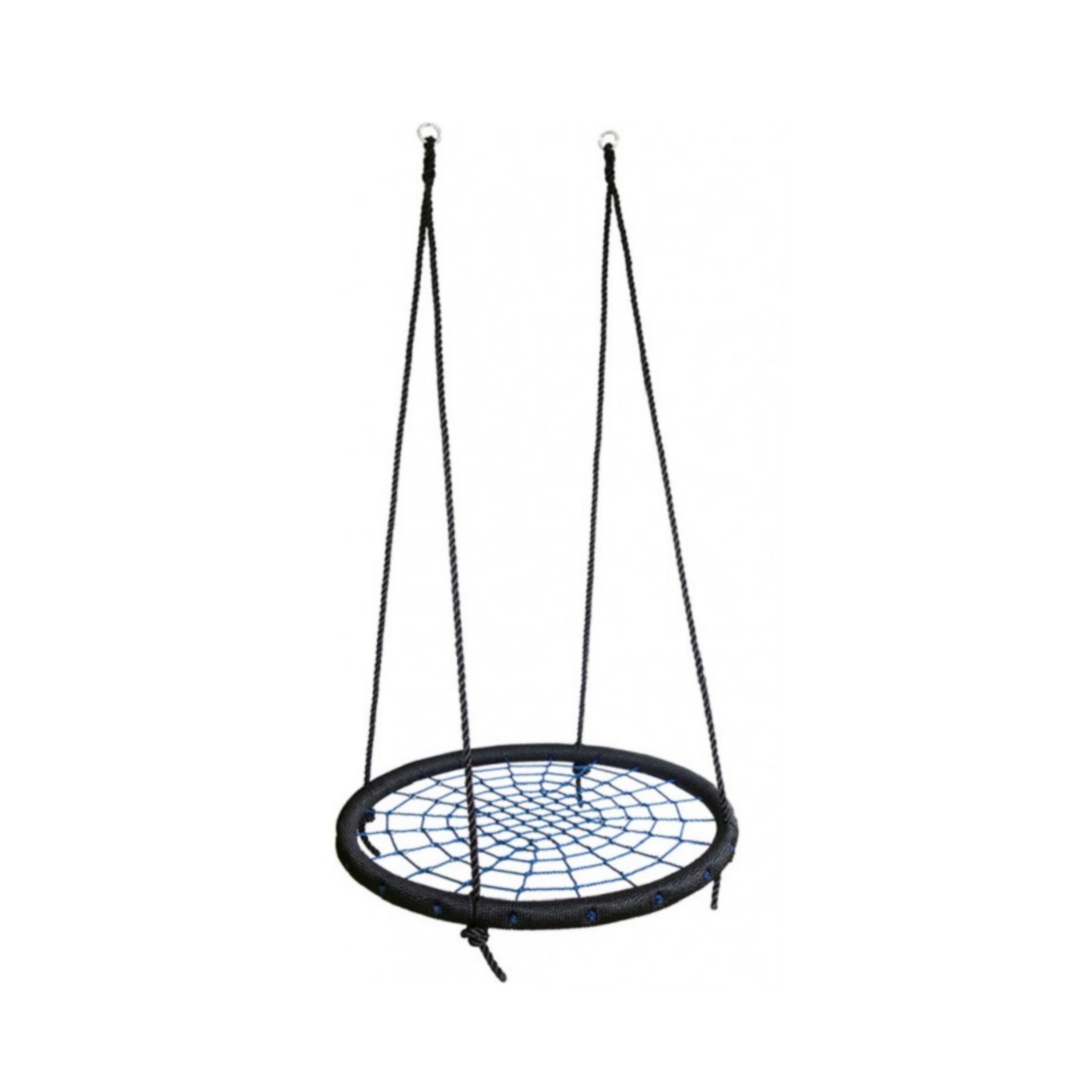 Nest Swing Round BLACK/BLUE With Ropes (sensory swing)